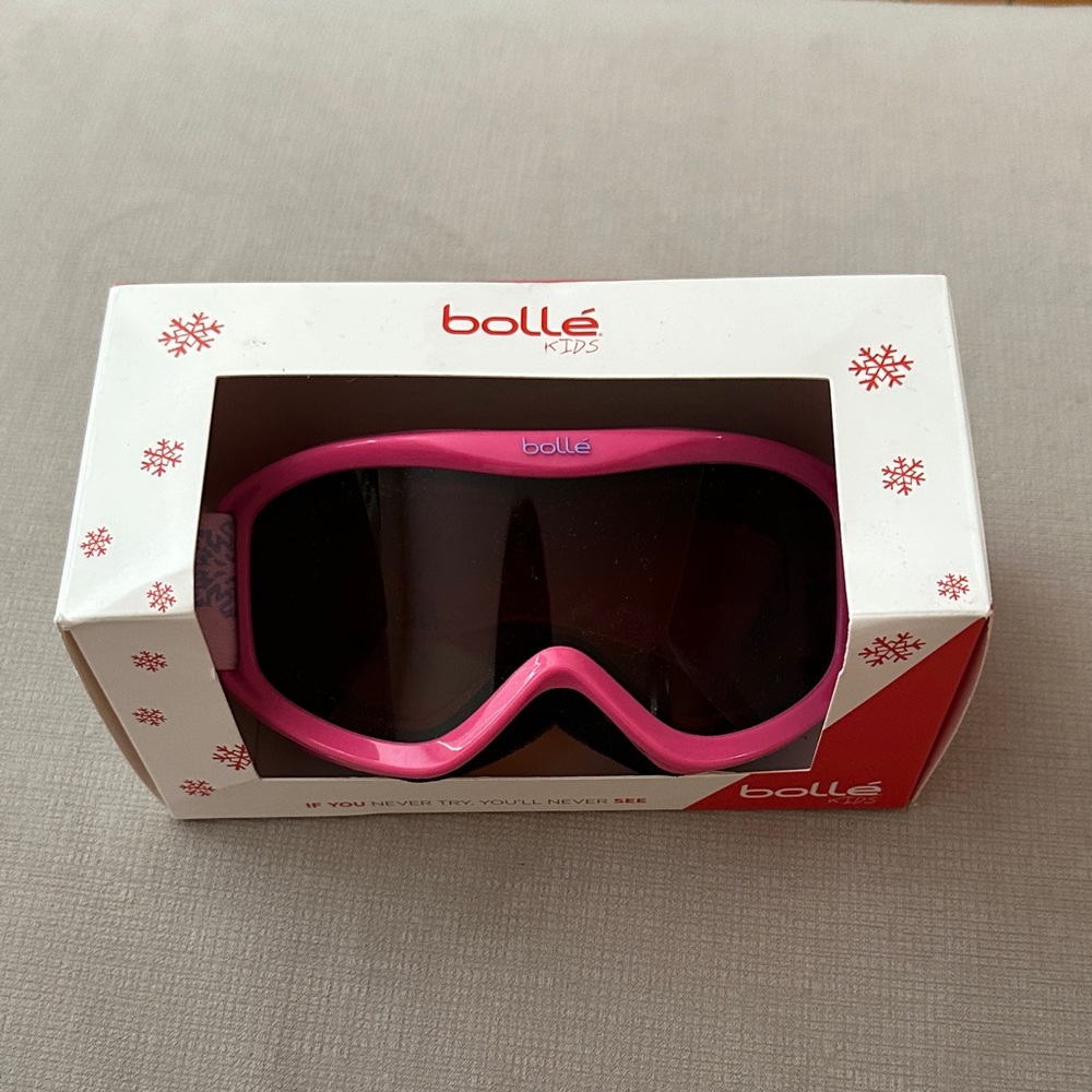Bollé Kids Pink Ski Goggles